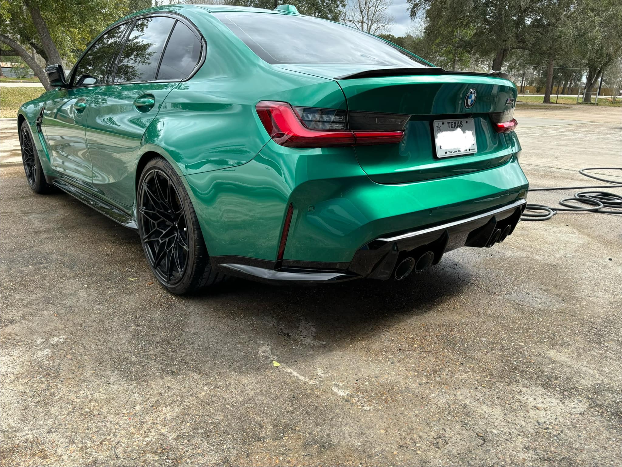 BMW fully restored after collision repair at Eric's Custom Finishes in Pearland, TX