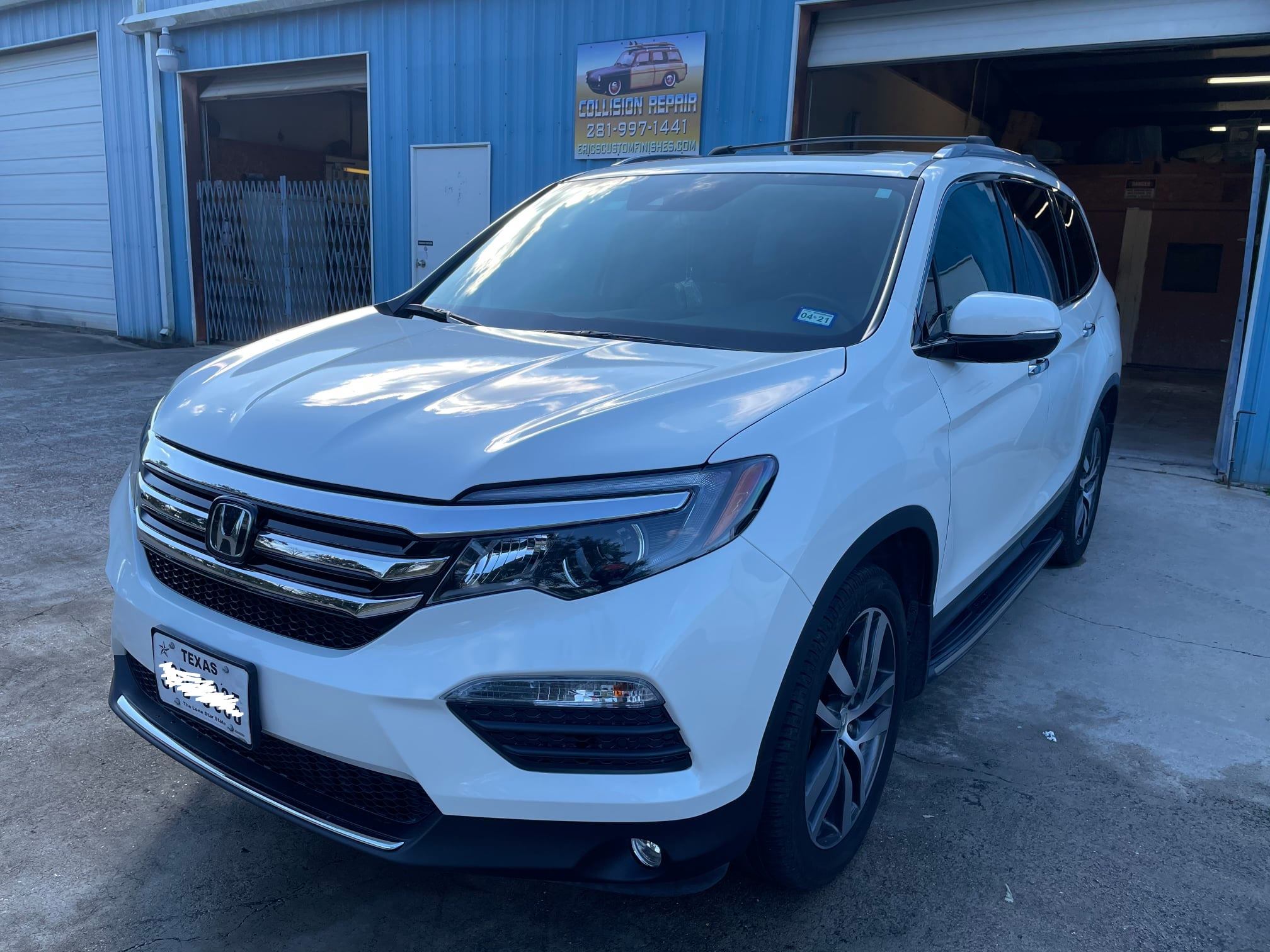 Honda Pilot fully restored after collision repair in Pearland, TX