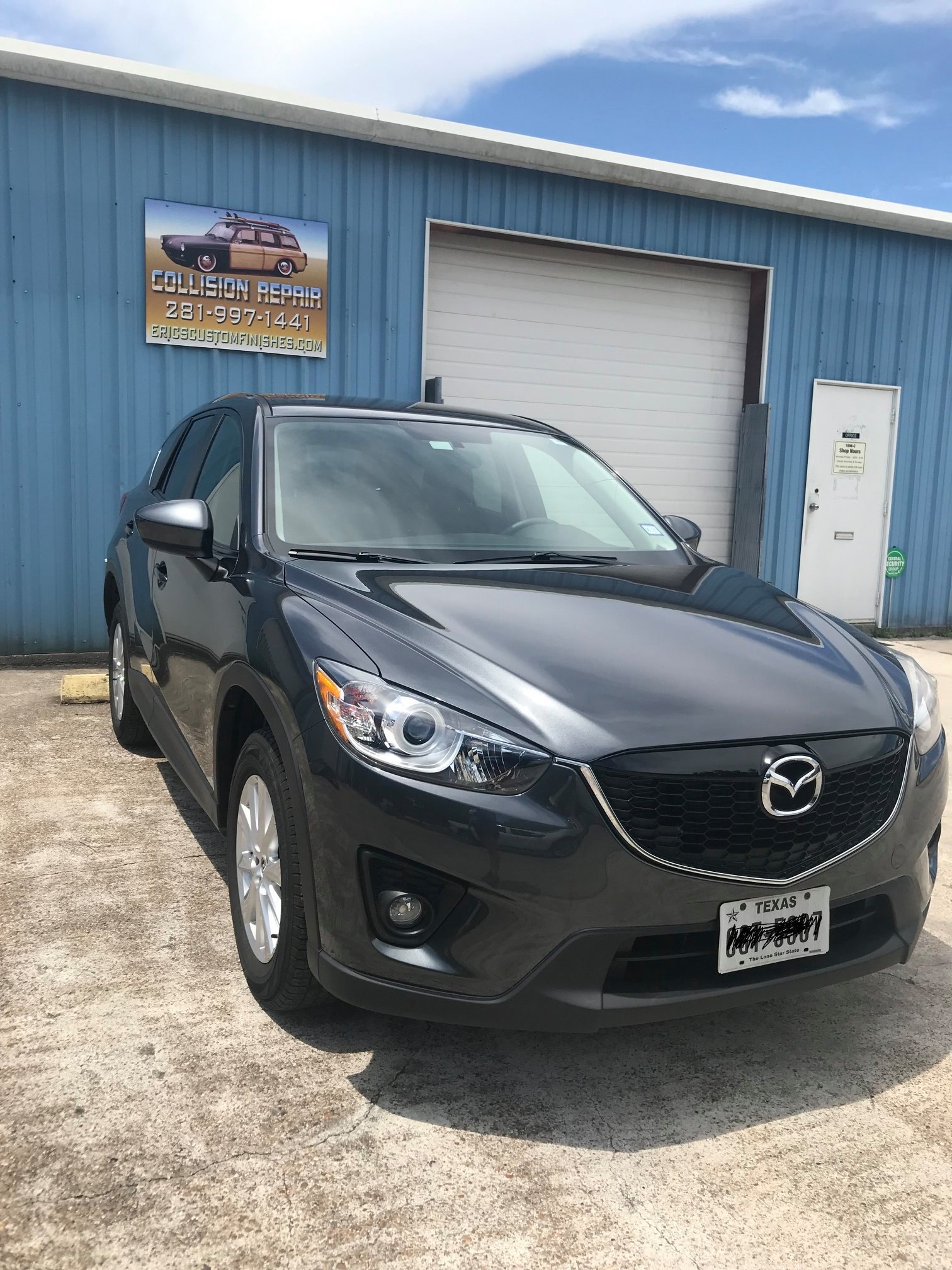 Mazda CX-5 after collision repair with paint fully matched